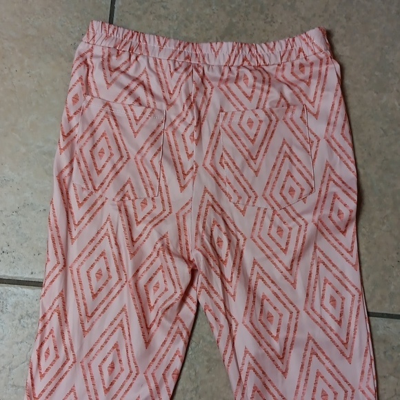 Saints and Hearts Retro Coral Flare Bell Bottoms - Picture 4 of 6